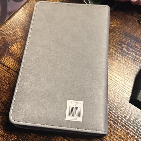 Gray Zip Around Case Climbing Tree Branded- notebook -  NEW - see pics - Picture 2 of 6